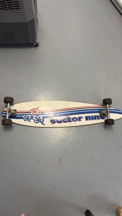 Sector 9 Retro Hibiscus Graphic Longboard Skateboard with Gullwing Trucks