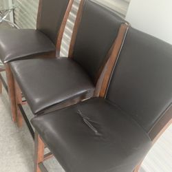 Brown Chair Set 