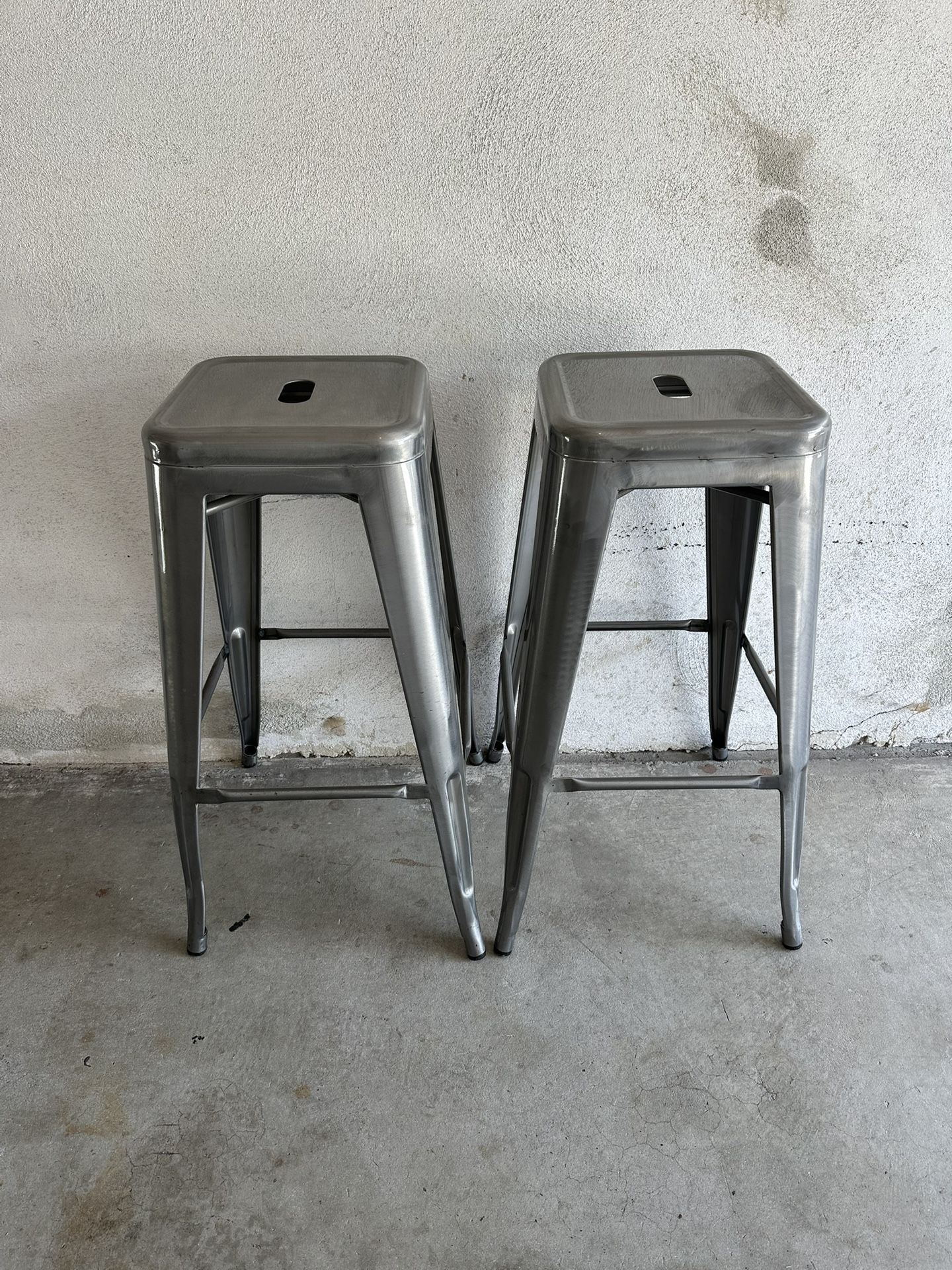 Pair Of Metal Stools