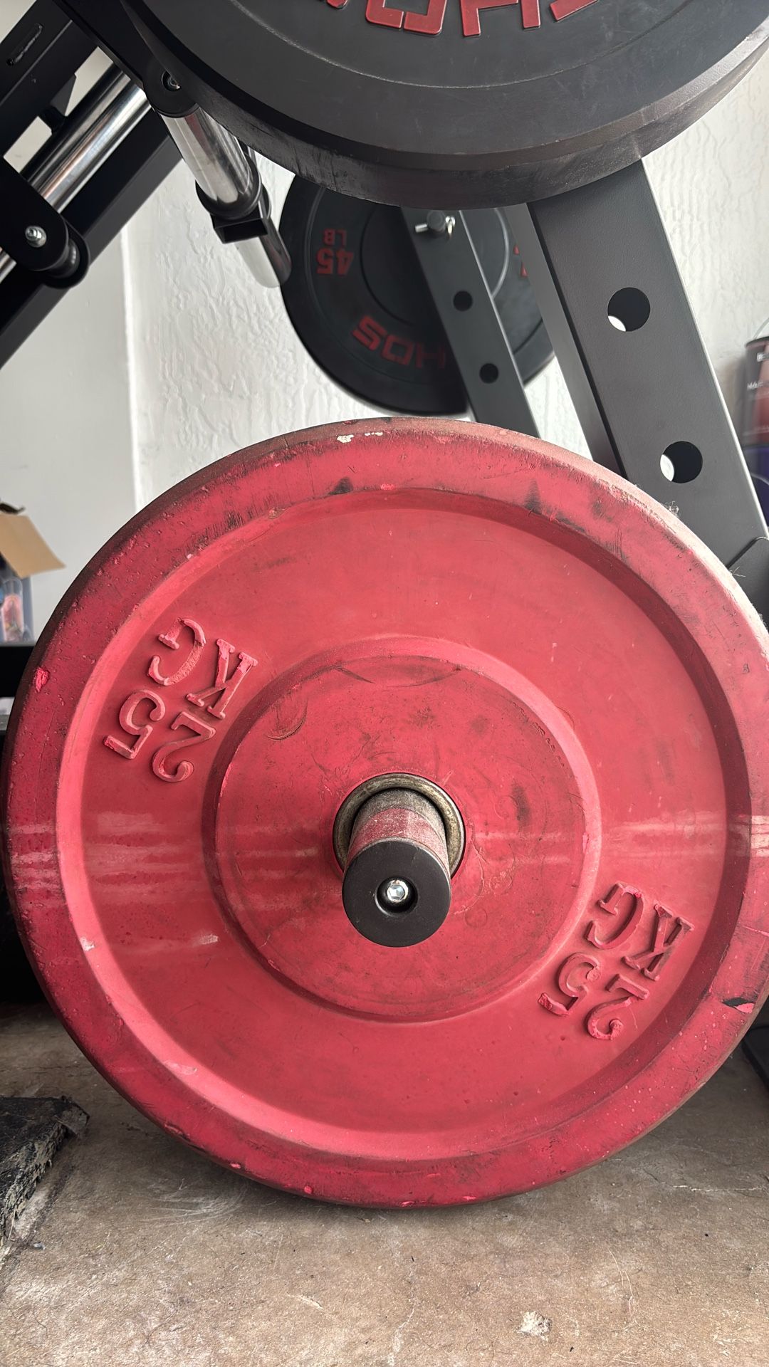 Bumper Plates Pair 25kg/55lbs