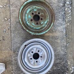 Two 14” Chevrolet Chevy Nub Rims