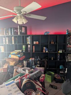 Ikea Kallax boardgame cube shelving