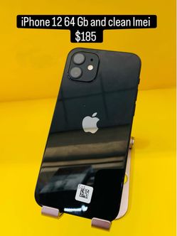 Unlocked - iPhone 12 64 Gb and clean Imei