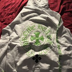 Chrome Hearts Hoodie - White/Green