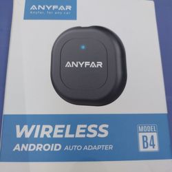 Android Auto Wireless Adapter, Dual-core 5G Chip (Upgraded), Anyfar B4 Dongle...