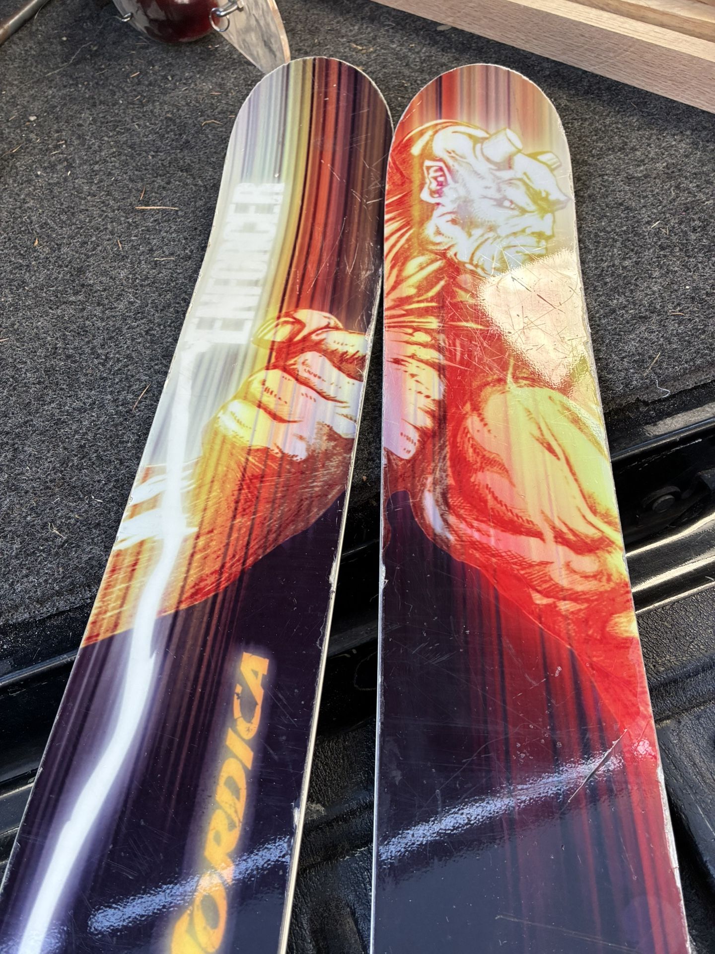Nordica Air Ride Wide Skis W/ Bindings