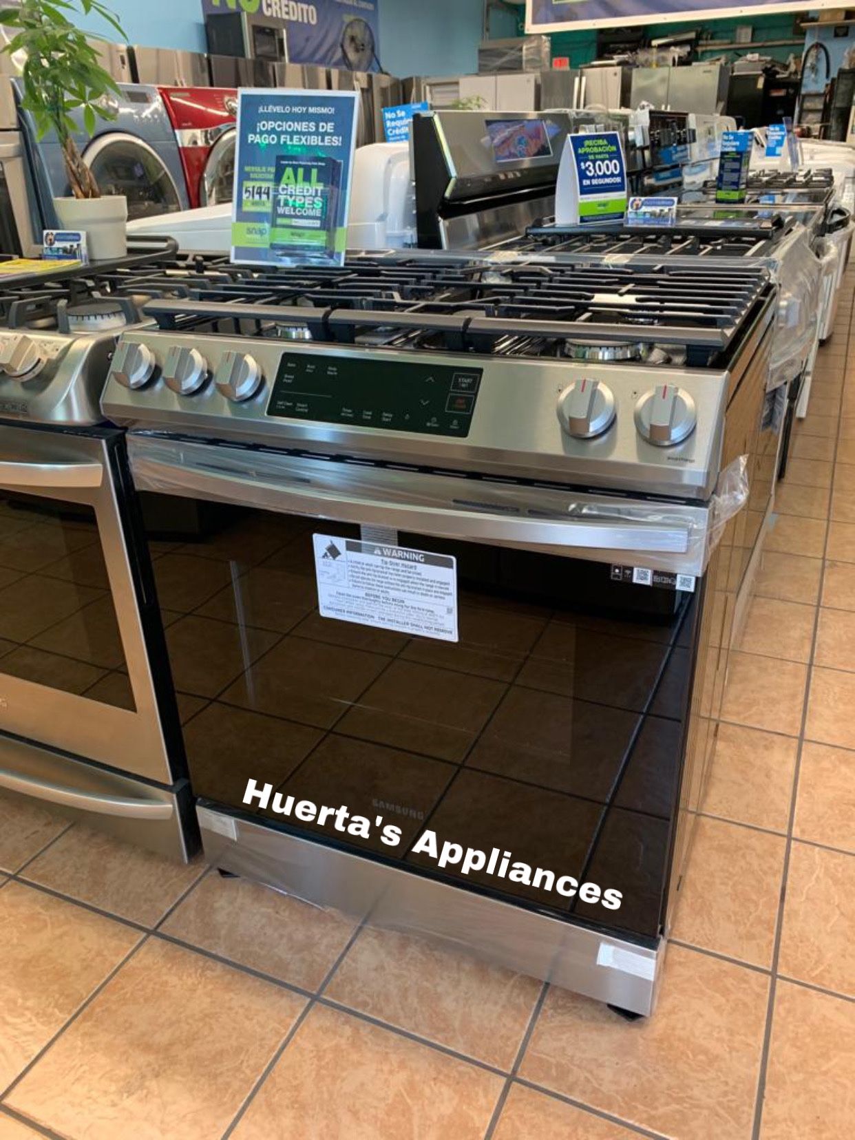 Samsung Slide In Gas Range