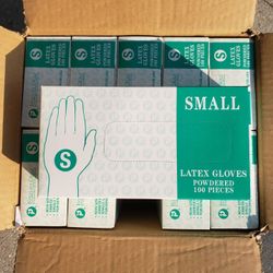 Latex Gloves Powdered Size Small