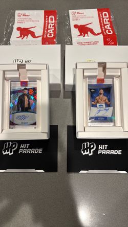 WWE Finn Balor & Austin Theory Autographed Hit Parade 2026 Wrestling Opening Match Edition Series 1