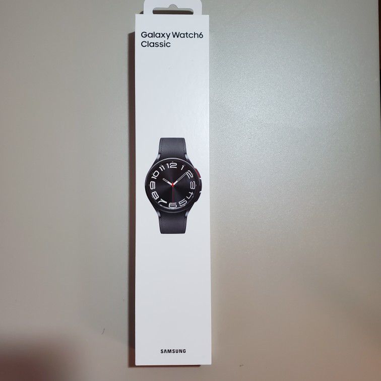 Samsung Galaxy Watch6 Classic LTE 43mm Unlocked New Bluetooth Wifi GPS