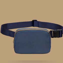 NEW Coyzee Navy Blue Unisex Waist Chest Fanny Pack Zipper Everywear Belt Bag