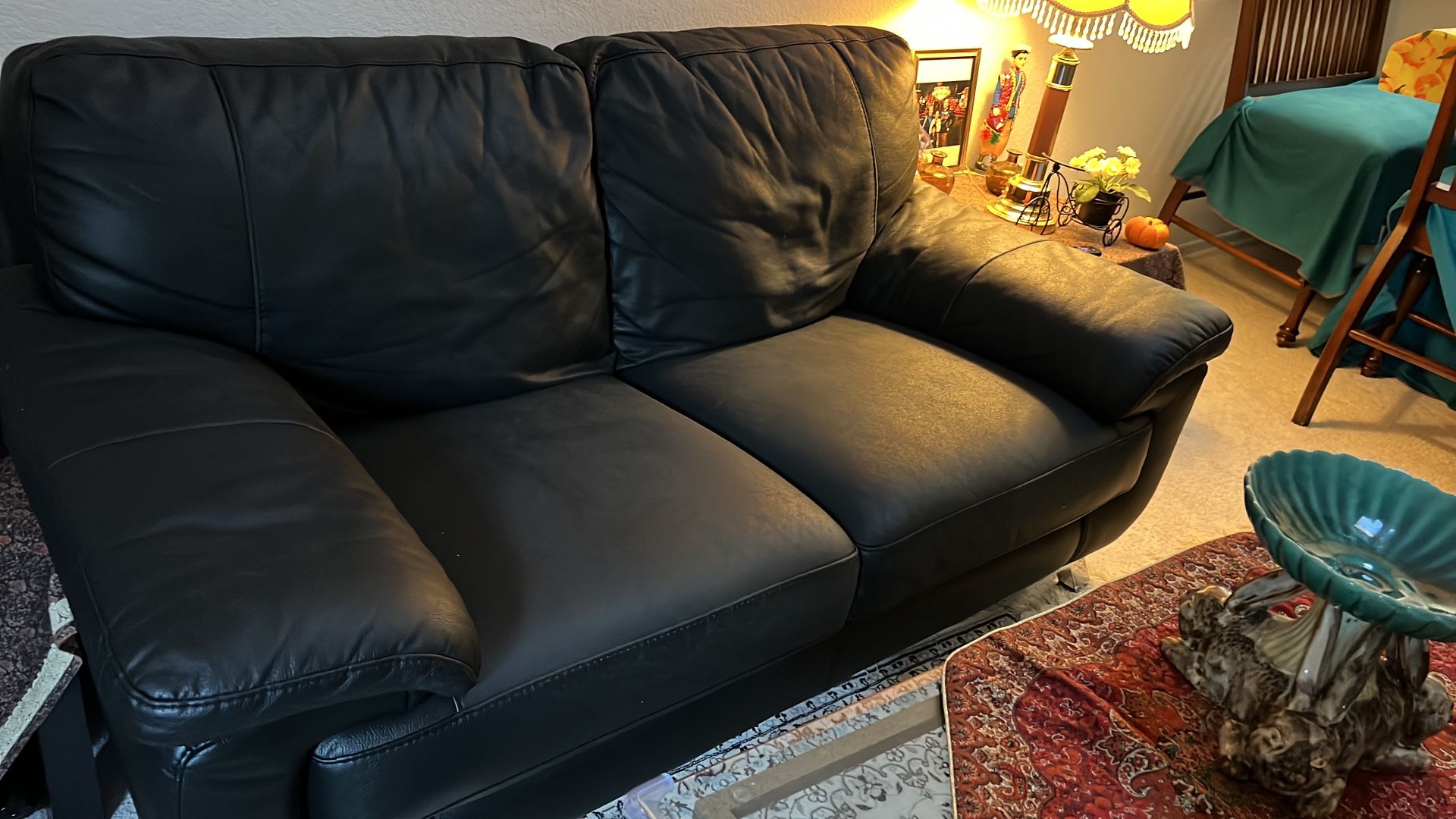Black sofa