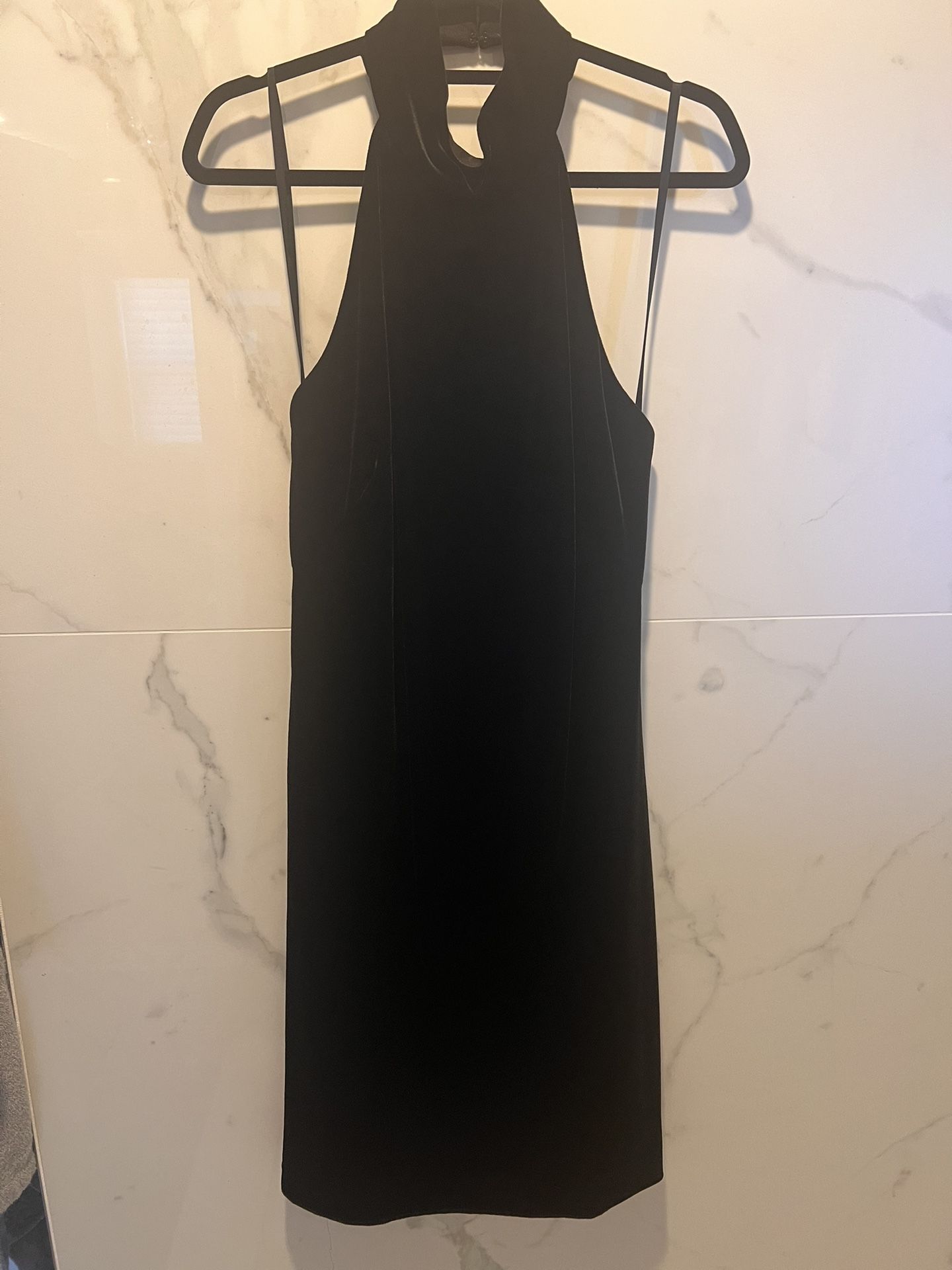 Halter Top Velvet Dress Ralph Lauren