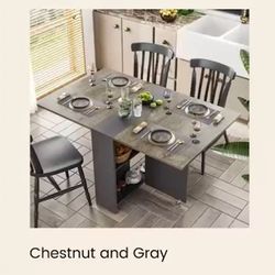 Grey Folding Table 