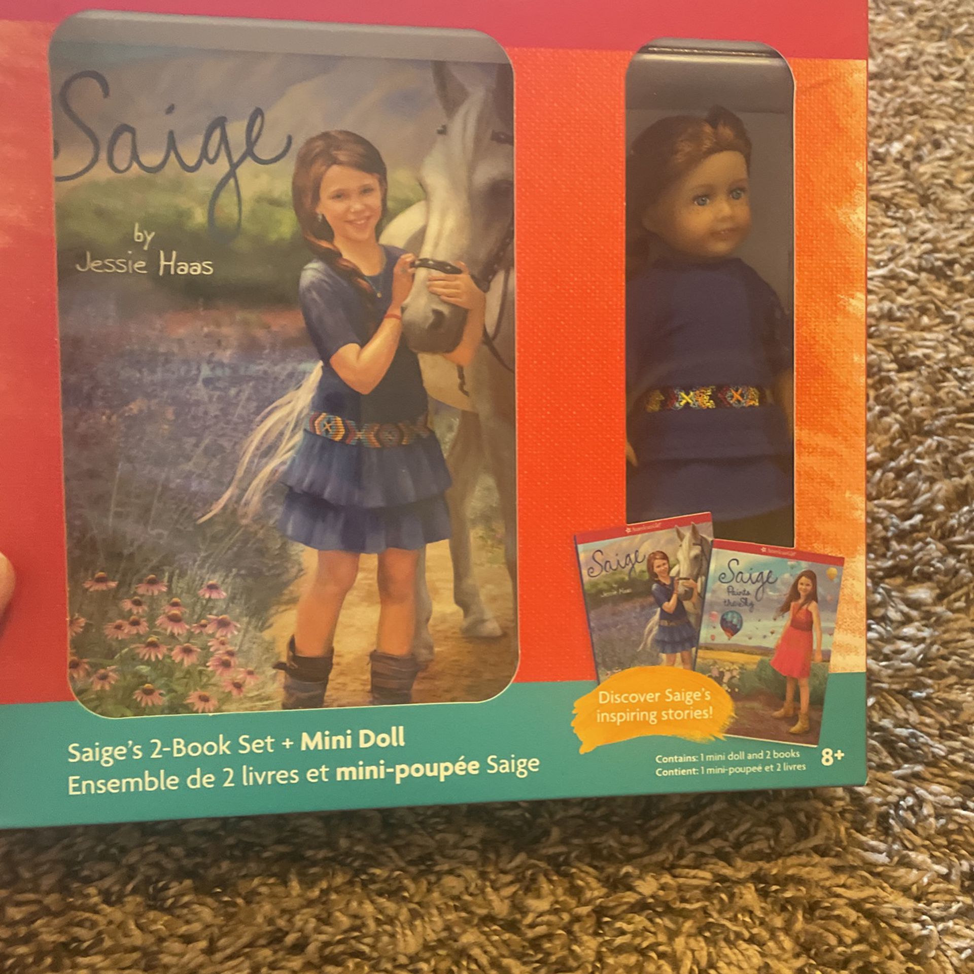 Saige American girl doll and book