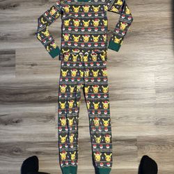Hannah Anderson, children’s size 8 Pokémon Christmas pajamas