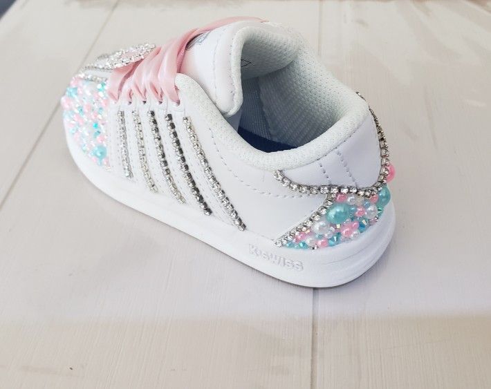 Girls Bling Shoes: K Swiss Size Kids