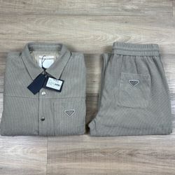 Prada Suit for men 2 piece set size large/XL