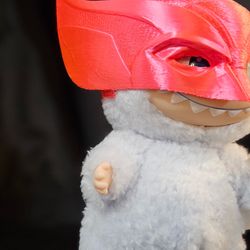 Pink Wolverine Labubu Mask