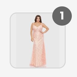 Brand New Size 18 W Formal Dress By Mac Duggal