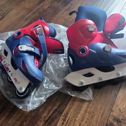 Excellent: Kids Oxelo Inline Skate + Protective Gear - OBO