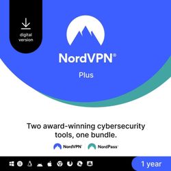  NordVPN Plus Bundle [NordVPN+NordPass] 10 Devices / 1-Year Download 