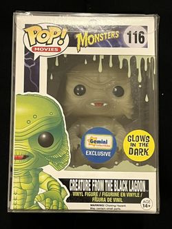 Funko Pop Universal Monsters Creature From Black Lagoon #116 Gemini Excl GITD