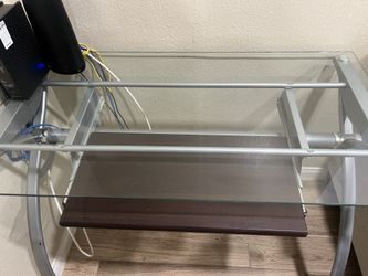 Glass Desk