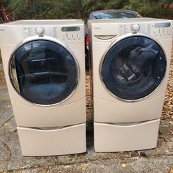 Kenmore Elite Smartwash/Smartheat Quiet Pak 9 Electric Washer&Dryer