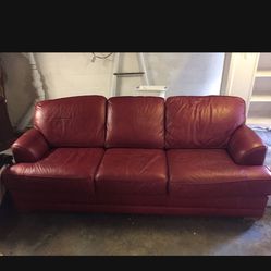3 Cushion Lazy Boy Leather Couch