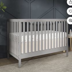 Gray Crib 