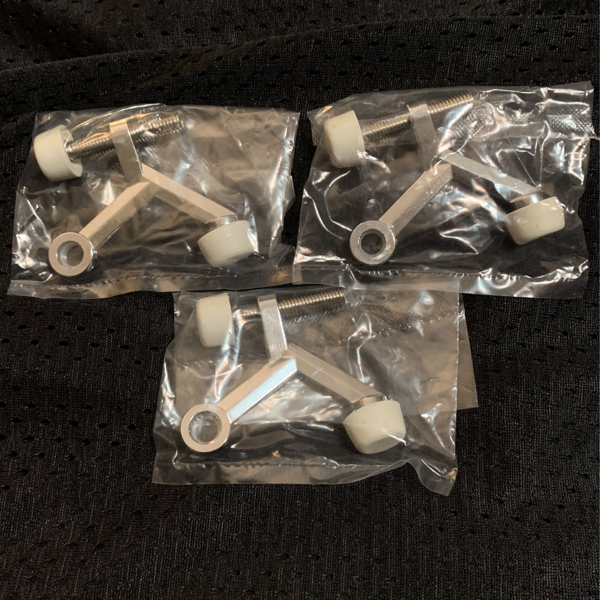 Set Of 3 National Hardware N830-122 Satin Nickel Hinge Pin Door Stop