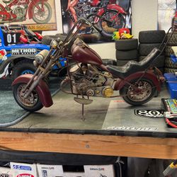 Old Skool Metal Harley Davidson Model