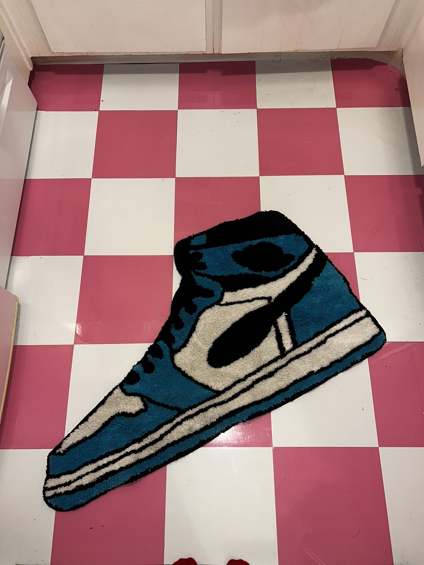 Nike Blue Jordan Rug