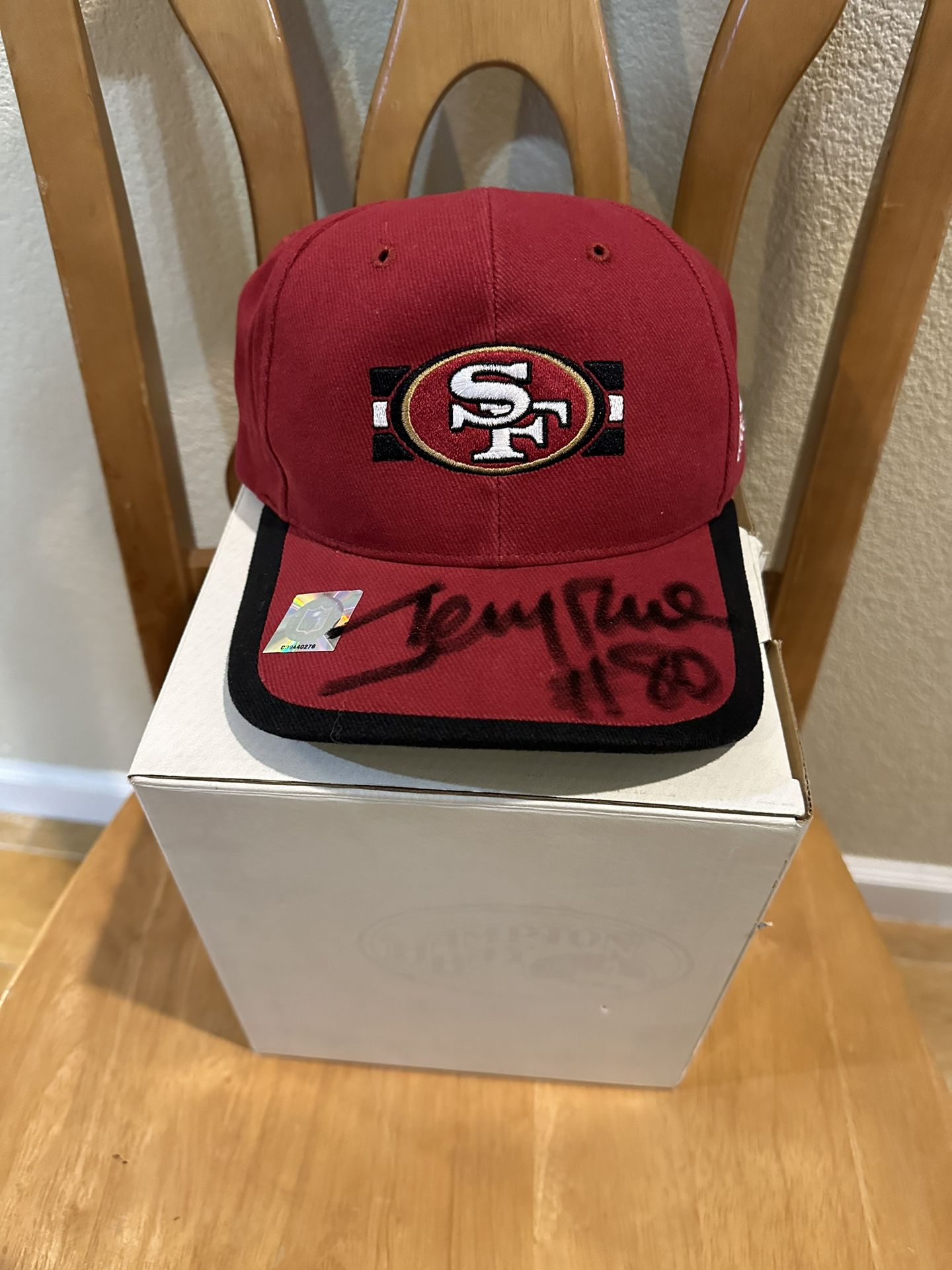 Jerry Rice Autographed Hat