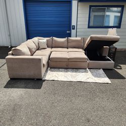 Sectional Sleeper Sofa + Storage FREE DELIVERY 