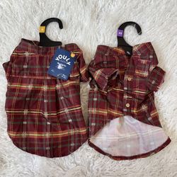 Dog Clothes, Dress Shirt, Small