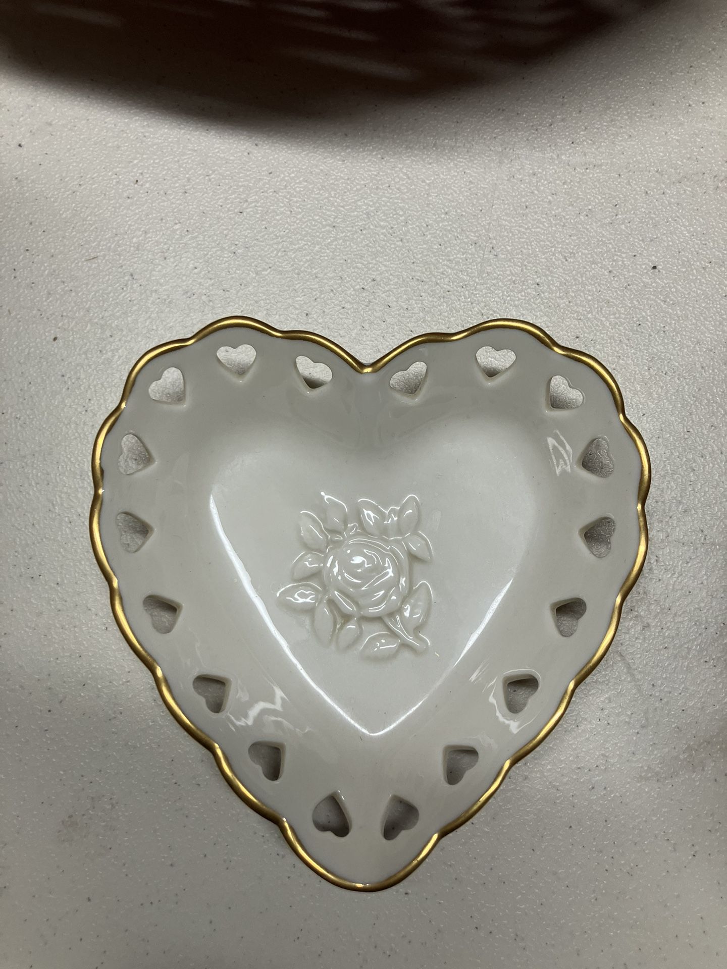 Small Lenox Heart Shaped Dish