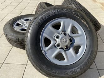 18" 2020 Toyota Tundra wheels Sequoia rims Bridgestone Dueler 255/70/18 SENSORS INCLUDED