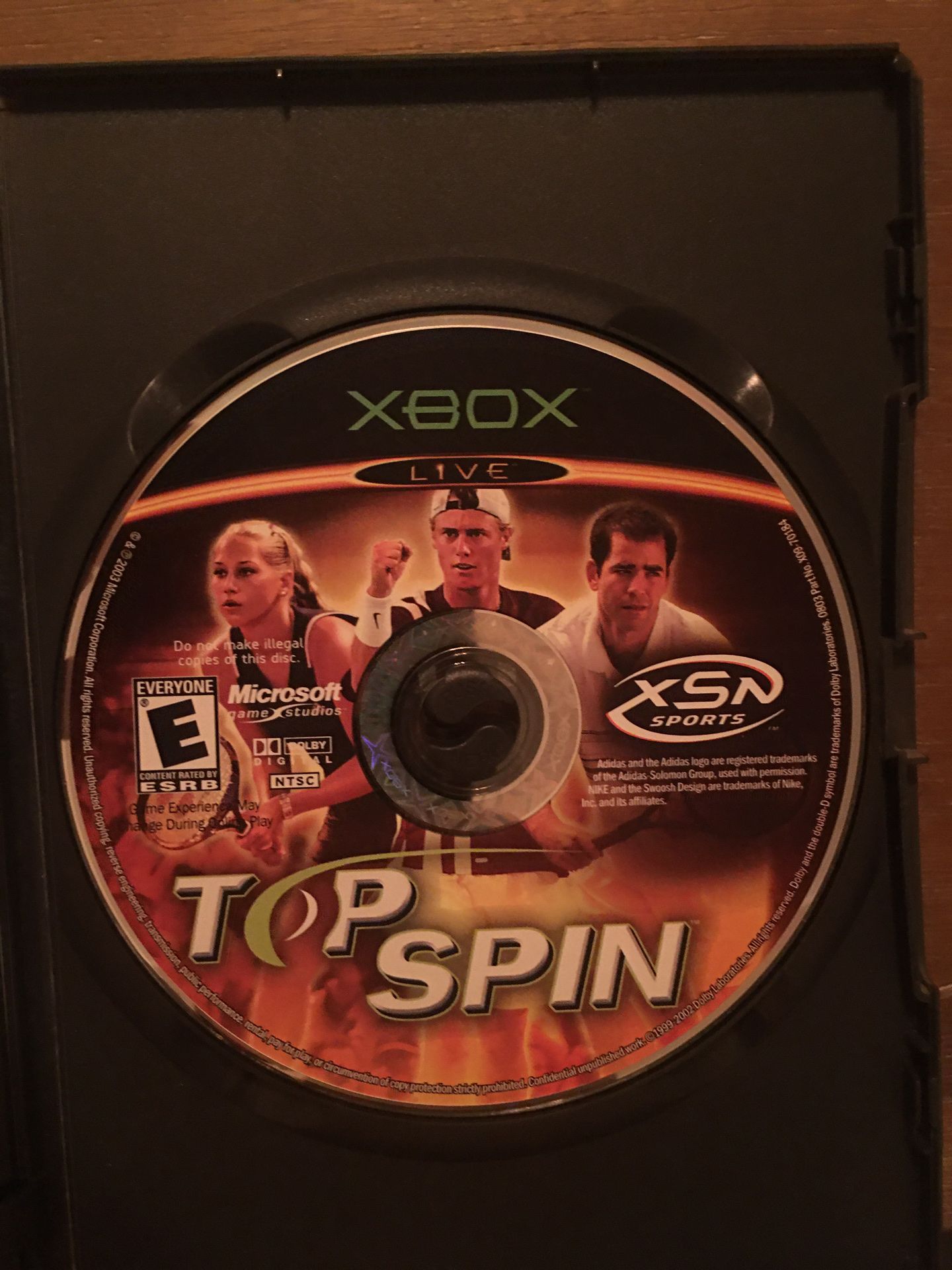 Xbox top spin