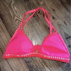 Victoria’s Secret crocheted bikini top size large excellent condition