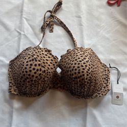 Leopard Bikini Top 