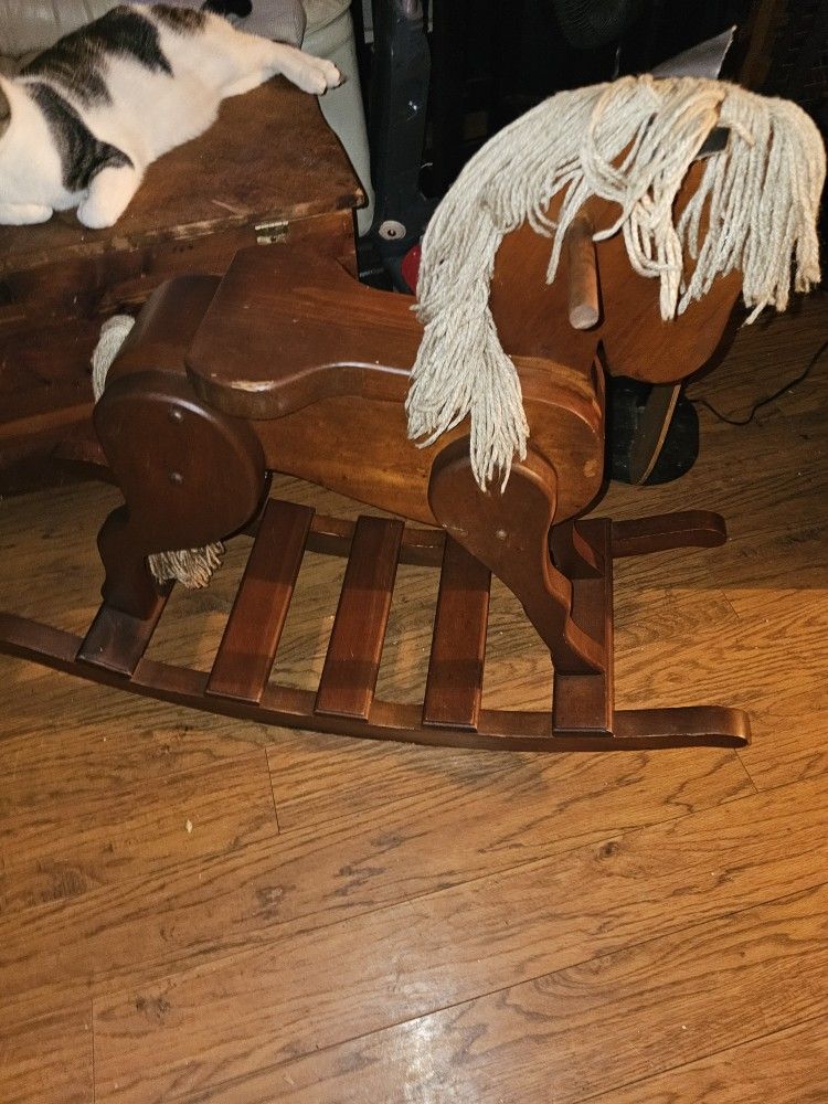 Wooden Rocking Horse