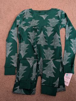 Carter's Kids Size 10 Cute Christmas Design Snug Fit 2 Piece Pajama Set-New With Tag