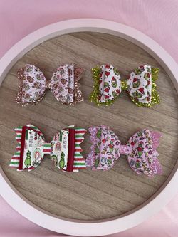 Grinch Bow