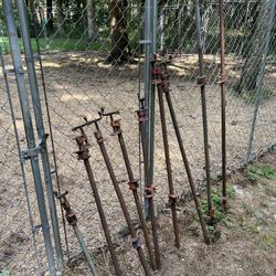 Vintage Pony pipe Clamps