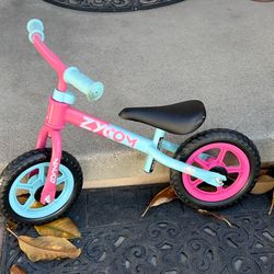 Zycom 10” Toddler Balance Bike – Pink & Blue – Like New Condition