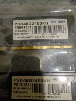 patriot ddr4   ram sticks  2sticks