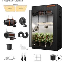 Grow Tent, 2 LED lights & Supplies - NEGOTIABLE 