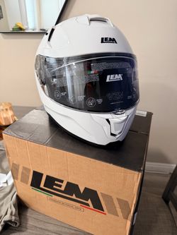 Motorcycle Helmet White